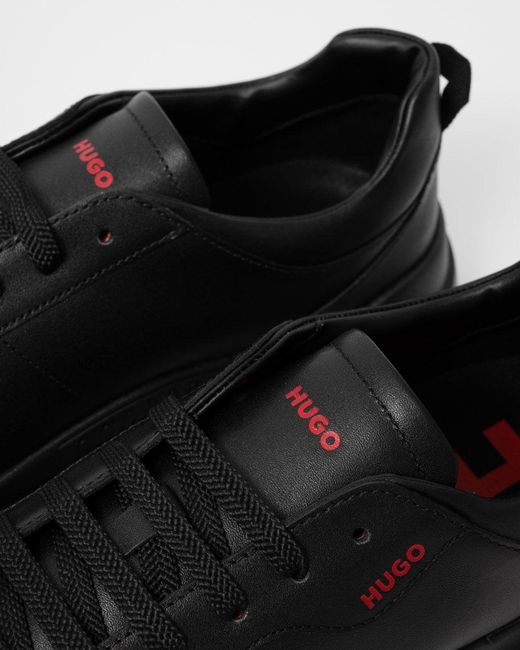HUGO Black Blake Trainers for men