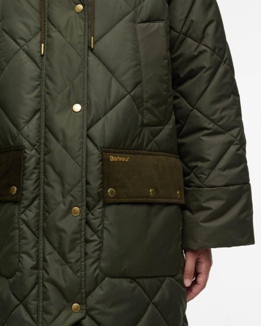 Barbour Green Braidley Quilted Jacket