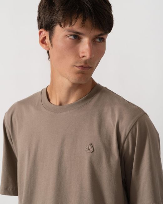 Moose Knuckles Brown Yul Classic T-Shirt for men