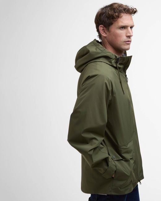 Barbour Green Trover Waterproof Jacket for men