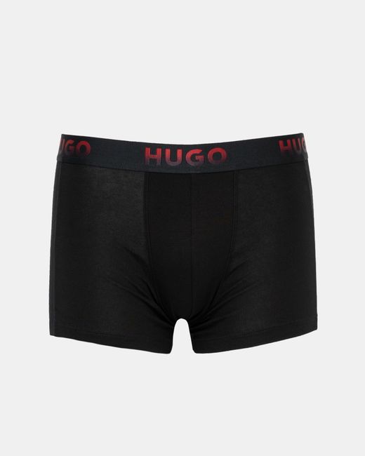HUGO Black Spray 3-Pack Trunks for men