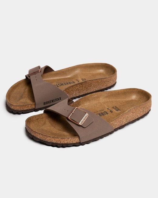 Birkenstock Brown Madrid Birko-flor Nubuck Mocca Mules