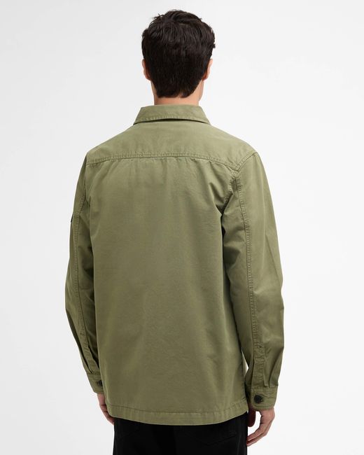 Barbour Green Arlo Overshirt for men