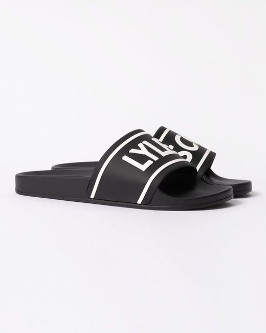 Lyle & Scott Black Lyle & Scott Slider for men
