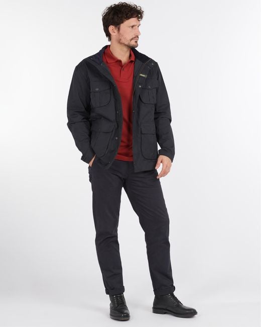 Barbour Blue Sanderling Casual Jacket for men