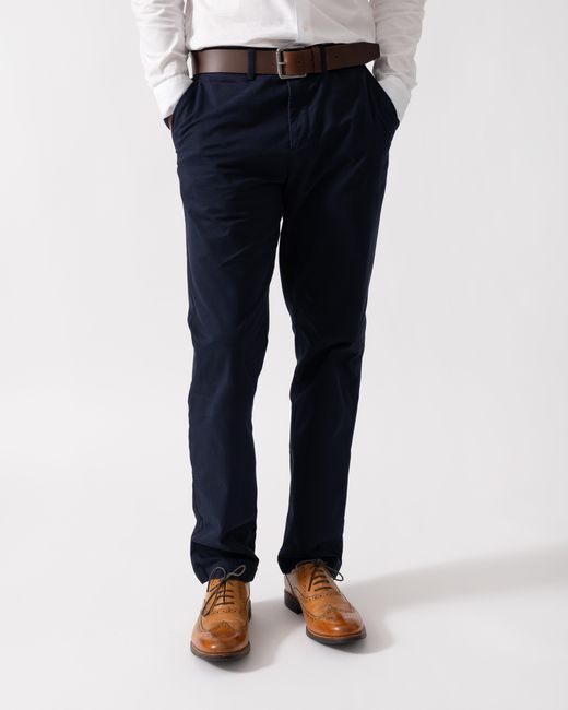 Gant Blue Regular Fit Classic Chinos for men