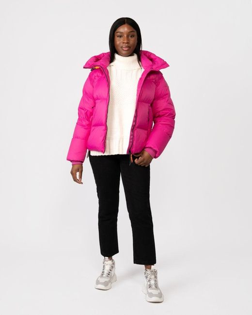 Parajumpers Anya Polar Puffer Jacket in Pink | Lyst UK