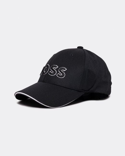 BOSS by HUGO BOSS Us-1 Stretch-piqué Cap With Embroidered 3d Logo in ...