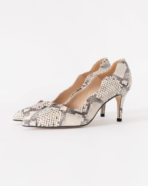 Elia B White Dakota Heeled Shoe