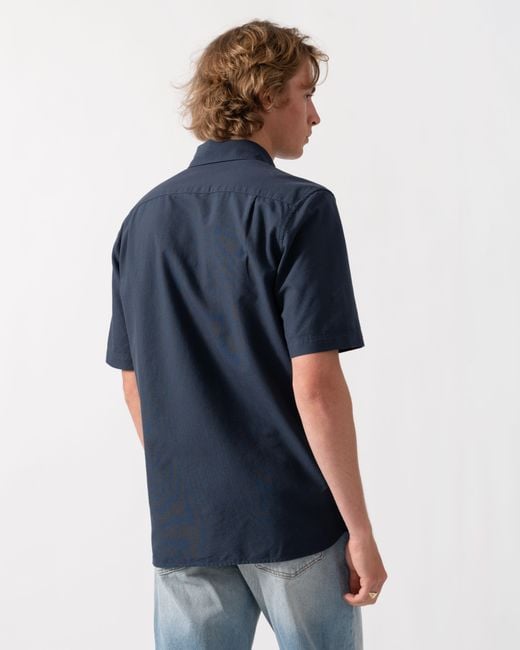 Fred Perry Blue Oxford Shirt for men