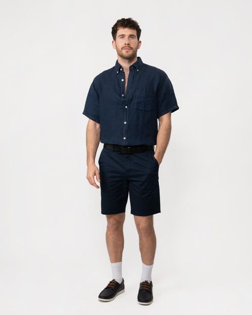 Gant Blue Comfort Stretch Chino Shorts for men