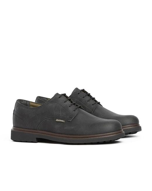 Barbour Black Carthy Derby Shoes for men