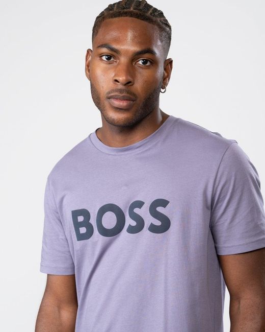 Boss Black Paul Curved Logo Contrast Collar Polo Shirt A/w for men