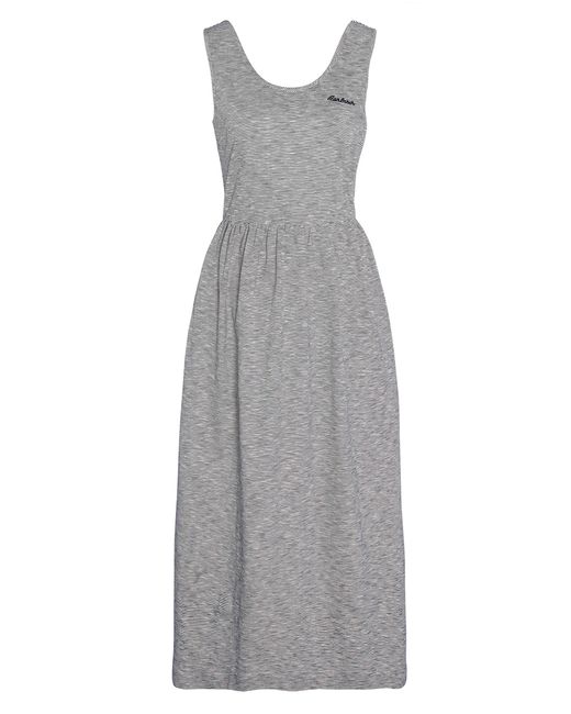 Barbour Gray Woodford Midi Dress