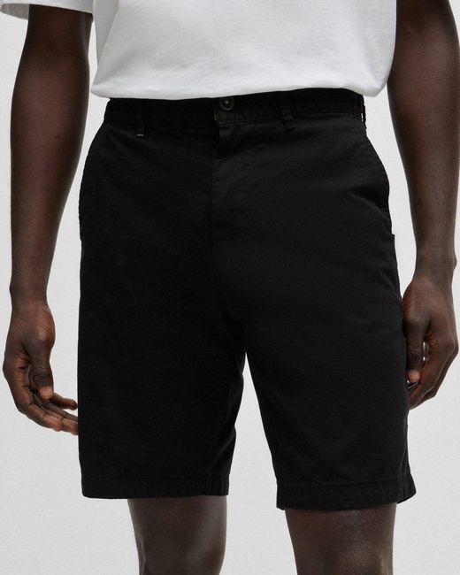Boss Black Slim Fit Chino Shorts for men