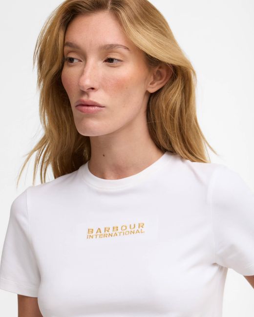 Barbour White Devin T-Shirt