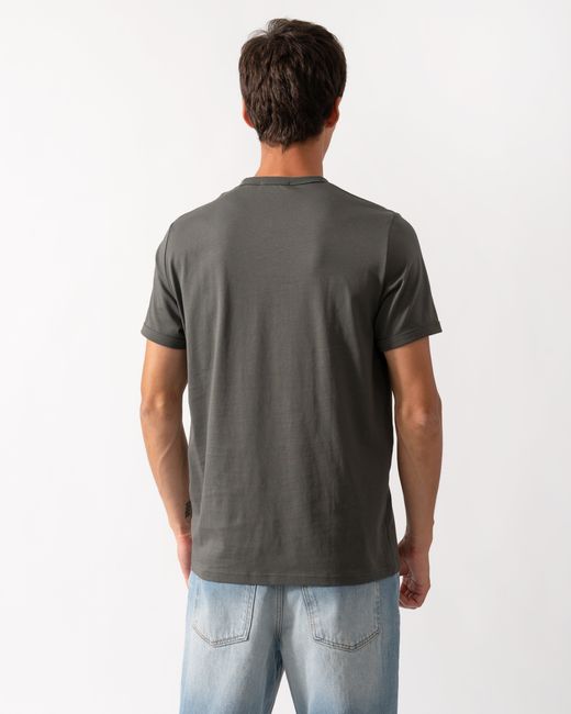 Fred Perry Gray Ringer T-Shirt for men