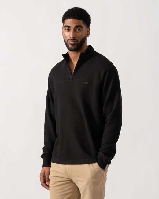 Boss Black Hive 1/4 Zip Sweatshirt for men