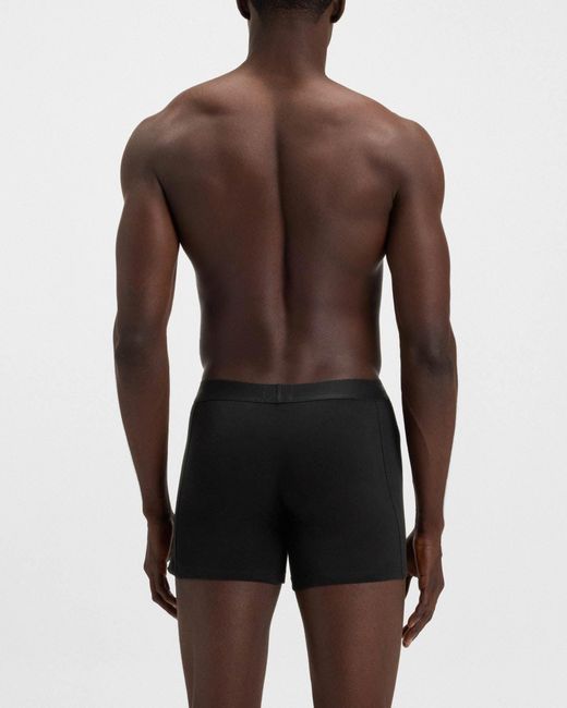 Boss Black 3-Pack Stretch Cotton Boxer Briefs for men