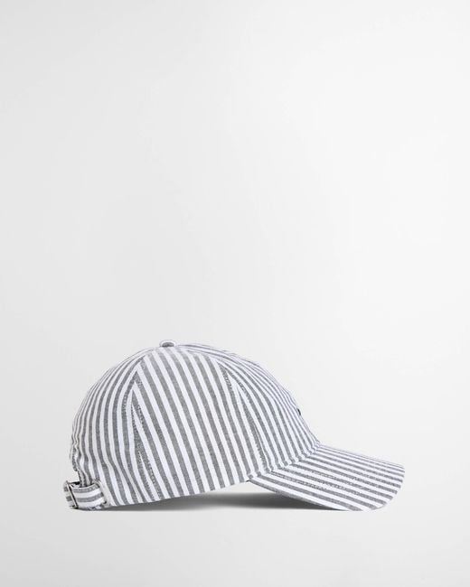 Barbour White Cresswell Cap for men