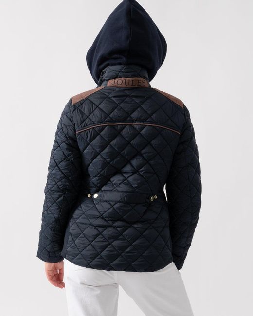 Joules Blue Braemar Luxe Quilted Jacket