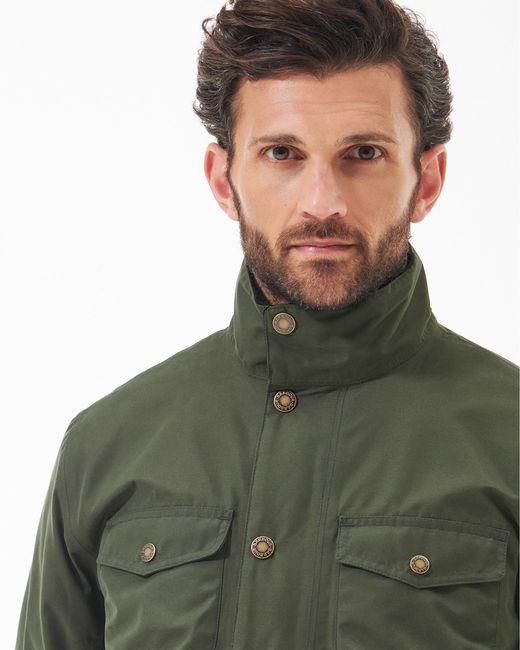 Barbour Green Ogston Waterproof Jacket for men