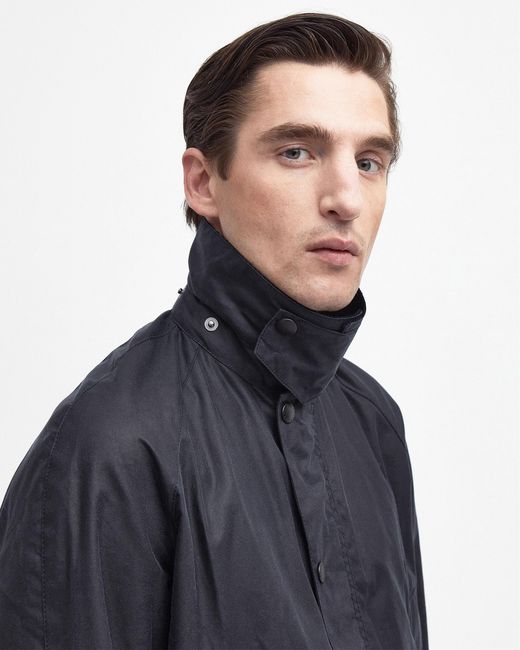Barbour Blue Ashby Wax Jacket for men