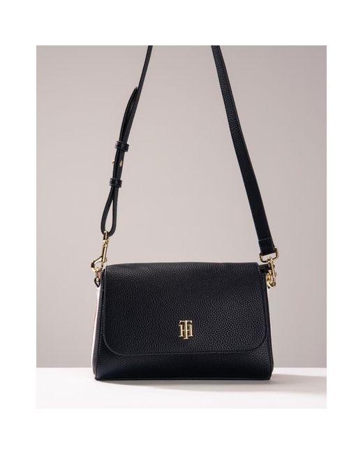 Tommy Hilfiger Blue Th Essence Signature Monogram Crossover Bag