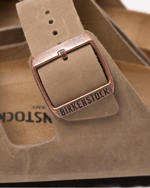 Birkenstock Brown Arizona Oiled Leather Sandals