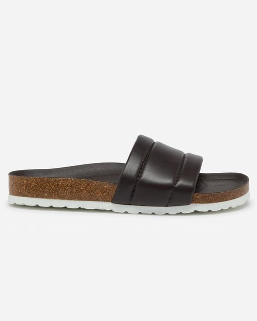 Oliver Sweeney Brown Bornos Leather Slides for men