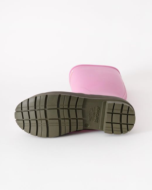 Barbour Pink Abbey Wellingtons