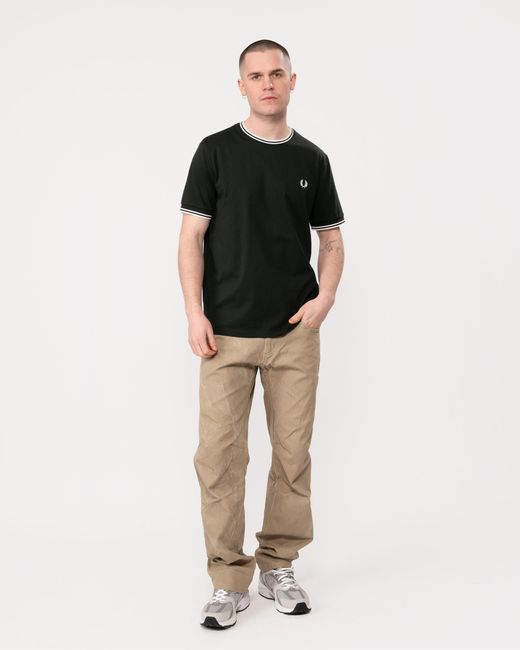 Fred Perry Black Twin Tipped for men