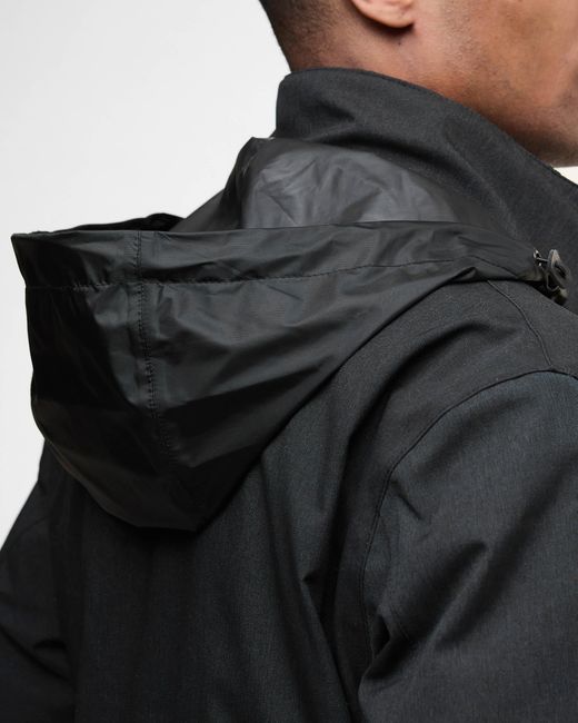 Barbour Black Winter Powell Waterproof Jacket for men