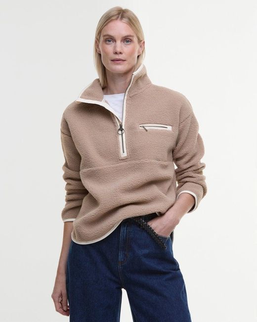 Barbour Natural Mersea Half-Zip Fleece