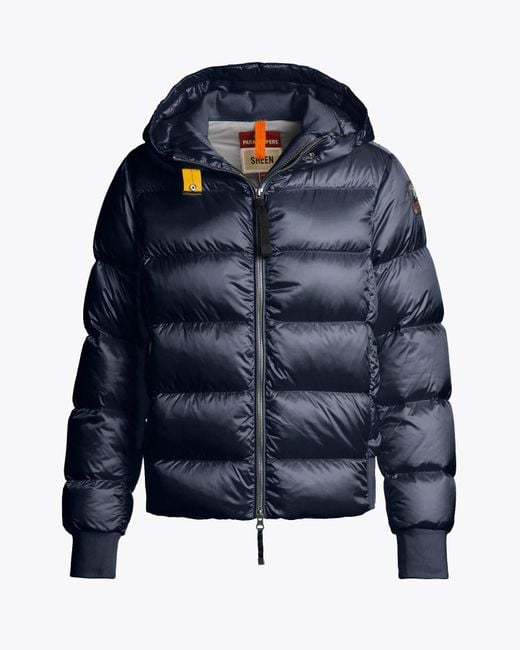 Parajumpers Blue Mariah Hooded Down Bomber