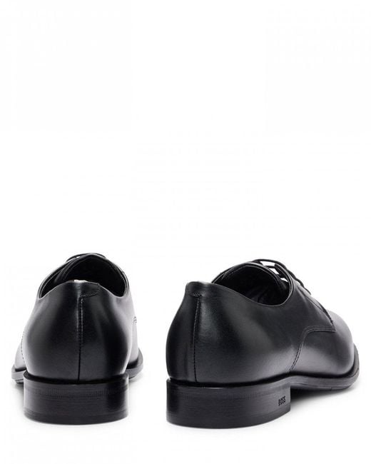 colby striped logo embossed leather sneaker