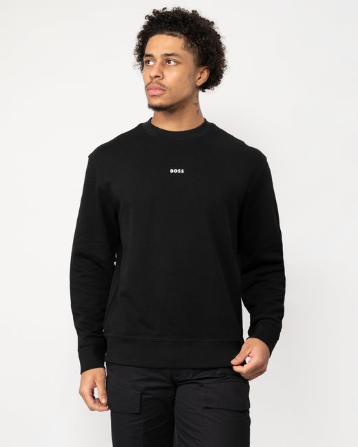 Boss Black Wesmallcrew Sweatshirt for men