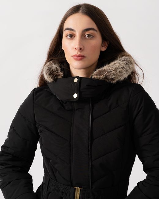 Joules Black Aspen Long Parka