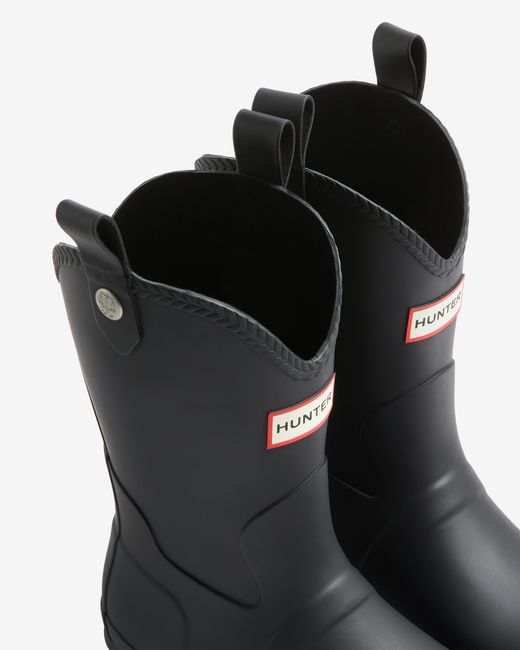 Hunter Black Original Cowboy Boot Wellies