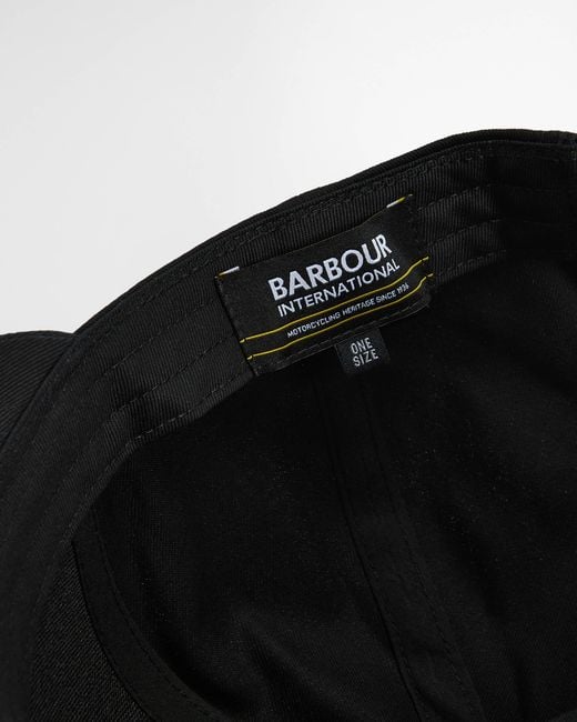 Barbour Black Duke Trucker Cap for men