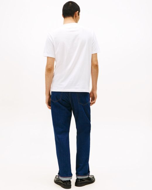 Tommy Hilfiger White Stack Hilfiger Graphic T-Shirt for men