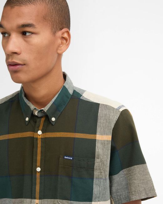 Barbour Green Douglas Tailored Shirt for men