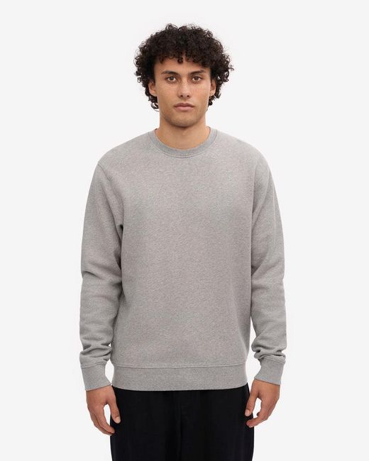 COLORFUL STANDARD Gray Classic Organic Crew Neck Sweatshirt for men