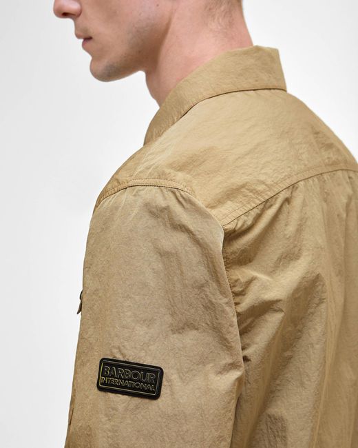 Barbour Blue Inline Overshirt for men