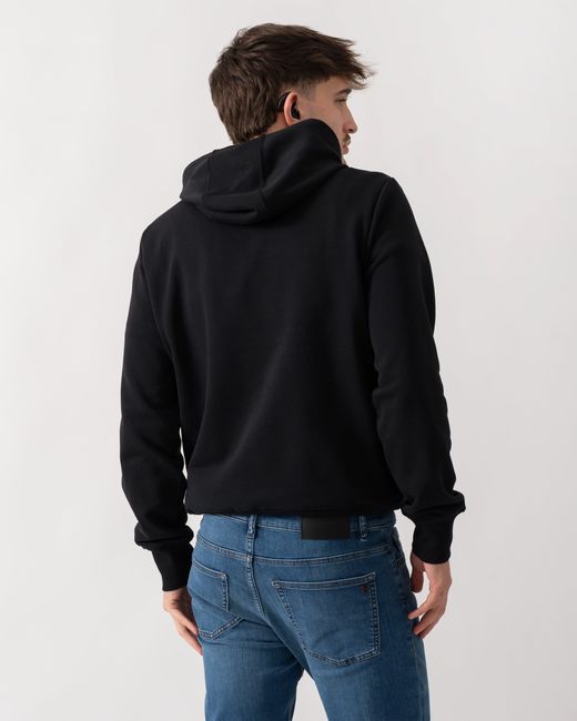 Parajumpers Black Everest Pullover Hoodie for men