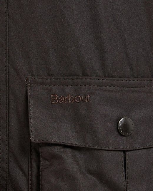 Barbour Black Corbridge Wax Jacket for men