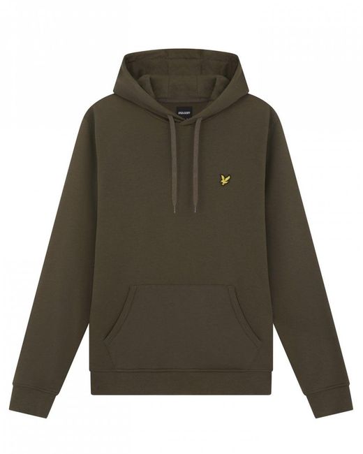 Lyle & Scott Green Pullover Hoodie Size: S for men