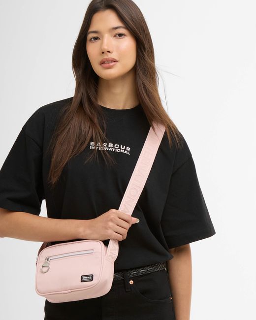 Barbour Black Qualify Micro Crossbody Bag