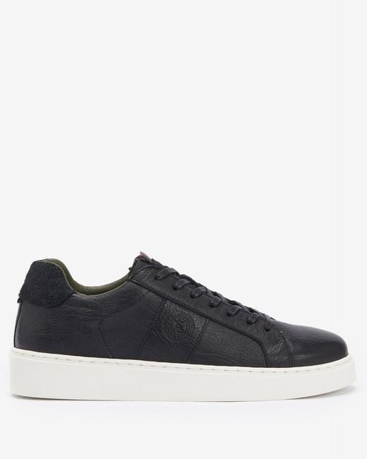 Barbour Black Ponting Trainers for men