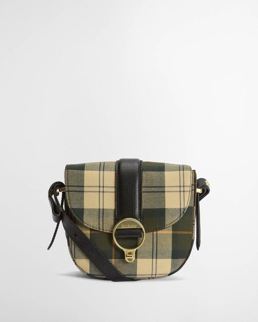 Barbour Natural Elm Tartan Crossbody Bag